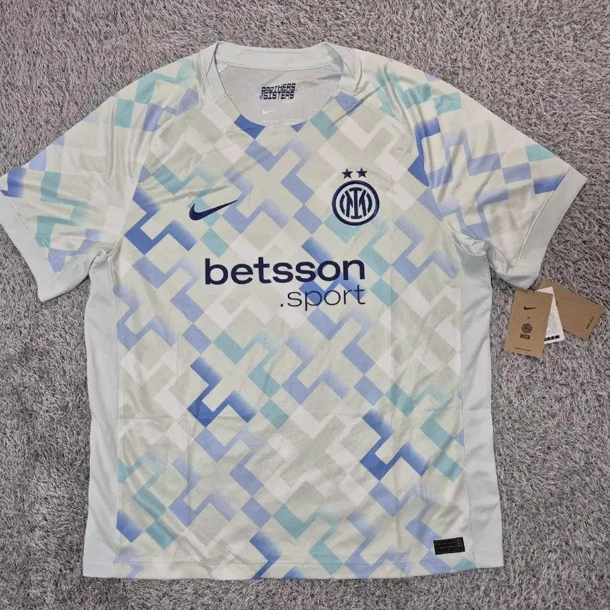 [BUNJANG] Nike Inter Milan 25-26 Away Jersey (Size 110) / [새상품]나이키 인터밀란 25-26 어웨이 반팔티 110