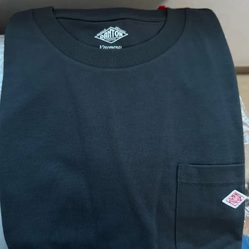 [BUNJANG] DANTON Pocket Short Sleeve T-Shirt Charcoal / 단톤 포켓 반팔 티셔츠 차콜M,L,XL (무료배송)