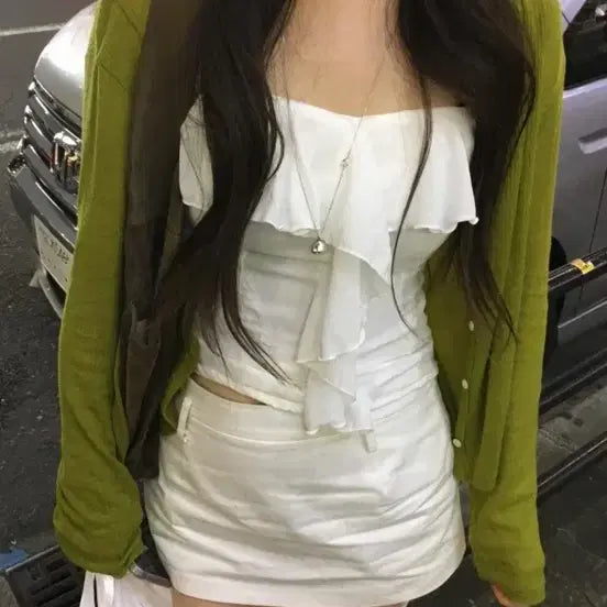 [BUNJANG] Our Cabinet Sleeveless Top / 아워캐비넷 슬리브리스 판매