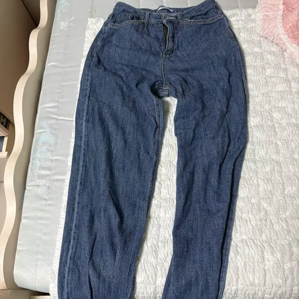 [BUNJANG] Blue Denim Jeans Pants / 청바지 블루 데님 팬츠