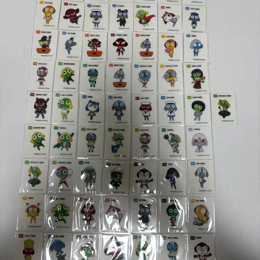 [BUNJANG] Keroro Sticker Collection Bundle / 케로로 띠부씰 판매