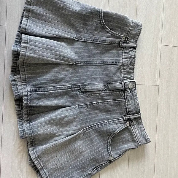 [BUNJANG] Zara Denim Pleated Skirt / 자라데님 플리츠 스커트