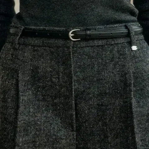 [BUNJANG] Lookast Genuine Leather Belt Black / 룩캐스트 소가죽 벨트 블랙