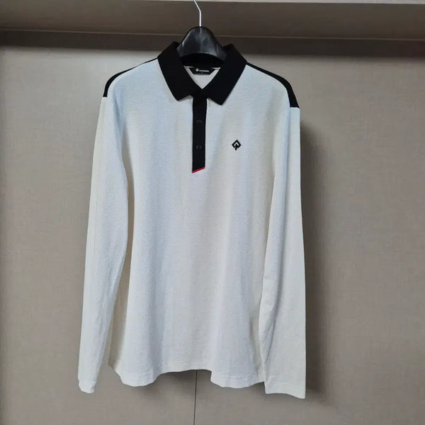 [BUNJANG] Renoma Golf Men's Shoulder Epaulet Color Block Textured Collar T-Shirt / 95)레노마골프 남성 어깨 견장 배색 디테일 조직감 카라 티셔츠