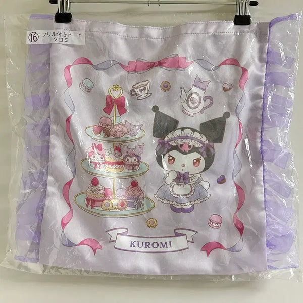[BUNJANG] Sanrio My Melody Kuromi Attari Kuji Eco Bag / 산리오 마이멜로디 쿠로미 아타리 쿠지 에코백 바쿠백 가방 가챠