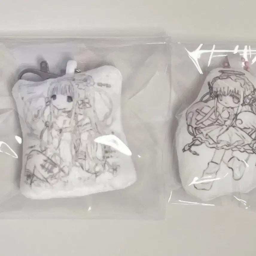 [BUNJANG] Milky Heart Cushion Keyring / 밀키하트 쿠션 키링