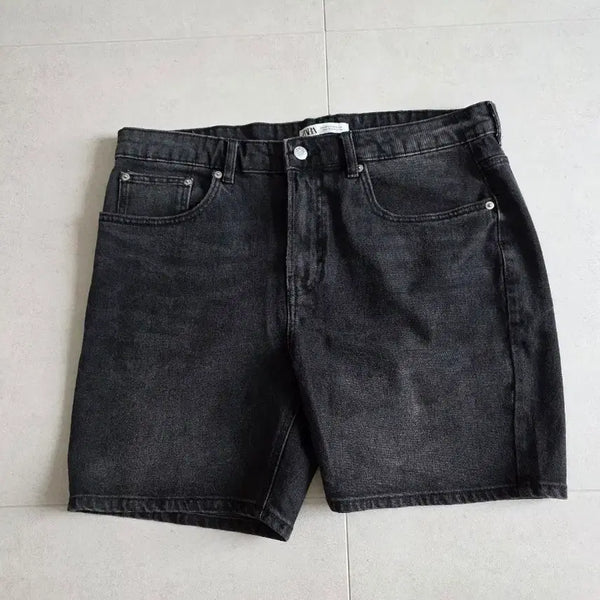 [BUNJANG] ZARA Black Denim Shorts / 자라 데님 숏팬츠