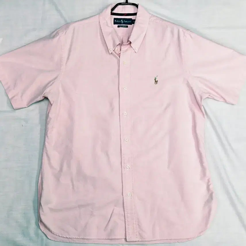 [BUNJANG] Polo Ralph Lauren Pink Short Sleeve Shirt XL / 폴로 랄프로렌 핑크 반팔 셔츠
