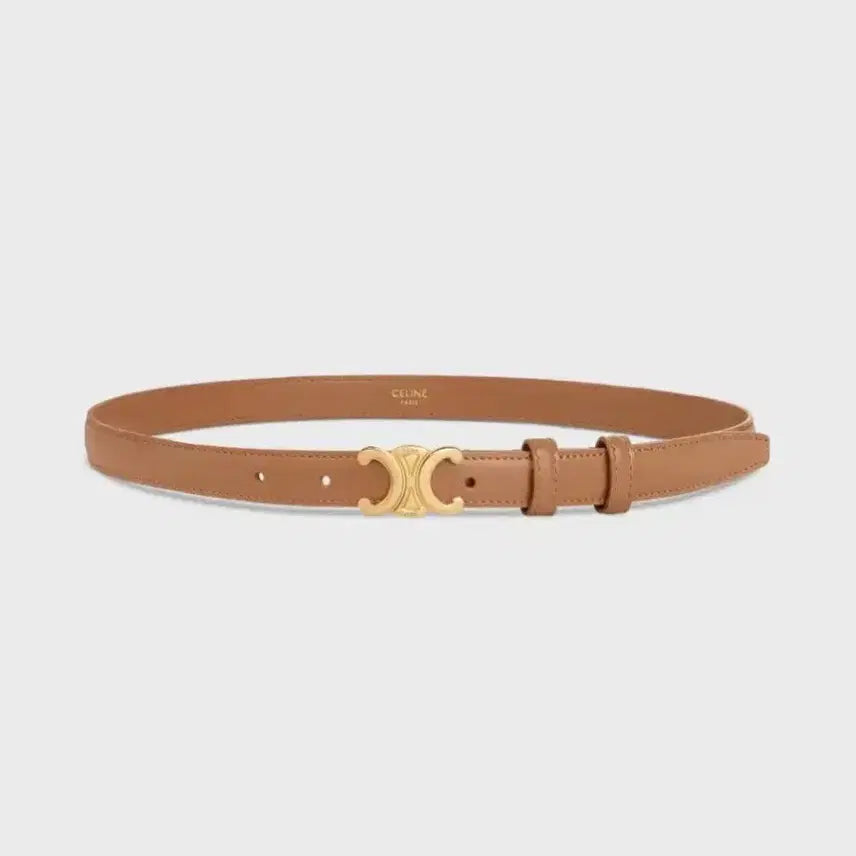 [BUNJANG] Celine Triomphe Belt 1.8cm Bronze / 셀린느 트리옹프 벨트 1.8cm 브론즈