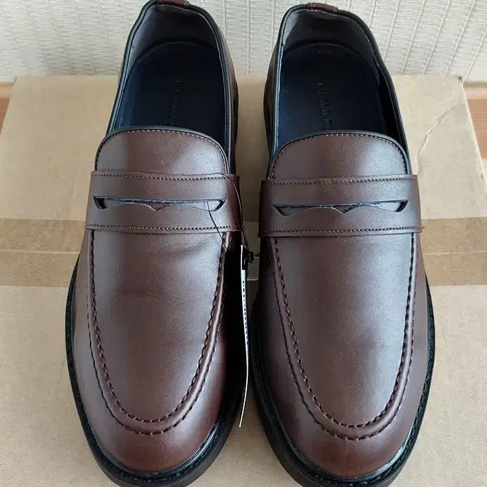 [BUNJANG] Miami Project Men's Leather Penny Loafers Shoes (Size 260) / 마이애미프로젝트 가죽로퍼260 남성 가죽 정장 캐주얼 로퍼 구두 정장화