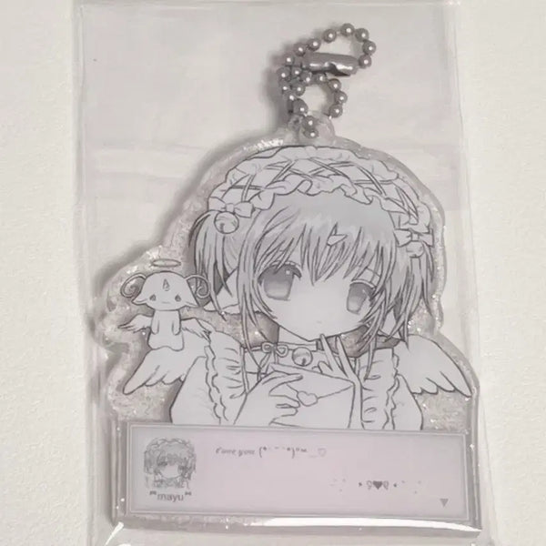 [BUNJANG] Milky Heart Acrylic Keyring / 밀키하트 아크릴키링