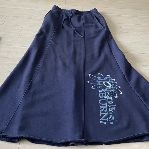 [BUNJANG] Navy Long Skirt / 네이비롱스커트
