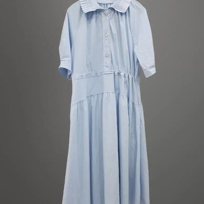 [BUNJANG] IL MARE Sky Blue Collar Dress / IL MARE 하늘색 카라 원피스예요