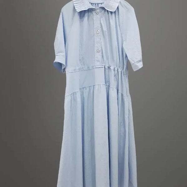 [BUNJANG] IL MARE Sky Blue Collar Dress / IL MARE 하늘색 카라 원피스예요