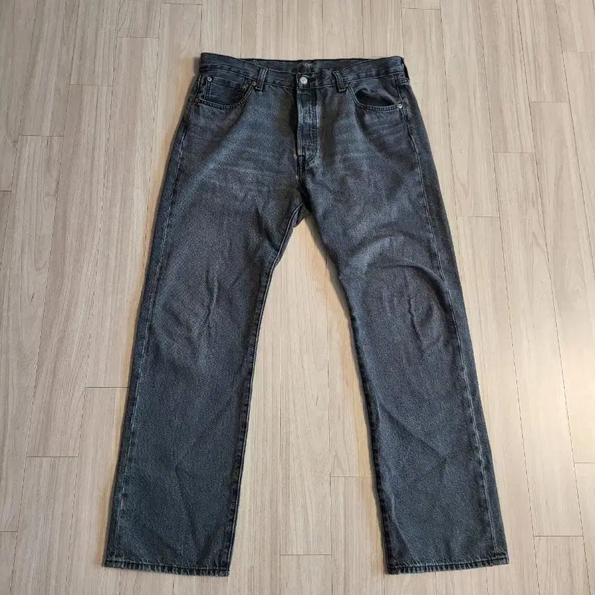 [BUNJANG] Levi's 501 Black Denim Pants 36x32 / 리바이스 501 흑청 블랙 데님팬츠 청바지 36x32