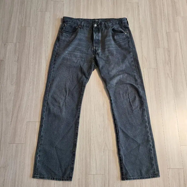 [BUNJANG] Levi's 501 Black Denim Pants 36x32 / 리바이스 501 흑청 블랙 데님팬츠 청바지 36x32