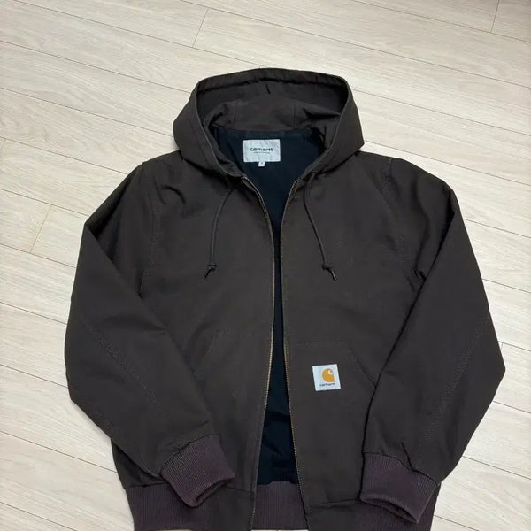 [BUNJANG] Carhartt WIP Active Hooded Jacket Tobacco Brown / [S] 칼하트 wip 액티브 후드 자켓 토바코 브라운