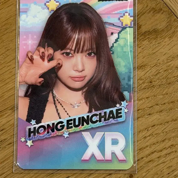 [BUNJANG] LE SSERAFIM Hong Eunchae Rhythm Hive Mission Photocard / 르세라핌 홍은채 리듬하이브 미션 인증 포카