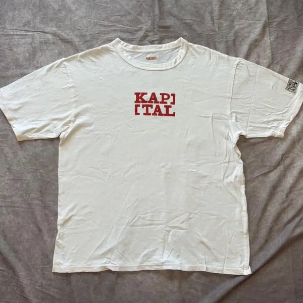[BUNJANG] KAPITAL KOUNTRY T-Shirt White L / KAPITAL 캐피탈 KOUNTRY 티셔츠 L 화이트