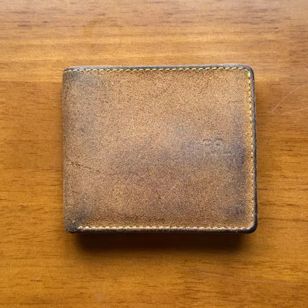 [BUNJANG] RRL Roughout Suede Bi-fold Wallet / RRL 러프아웃 스웨이드 반지갑