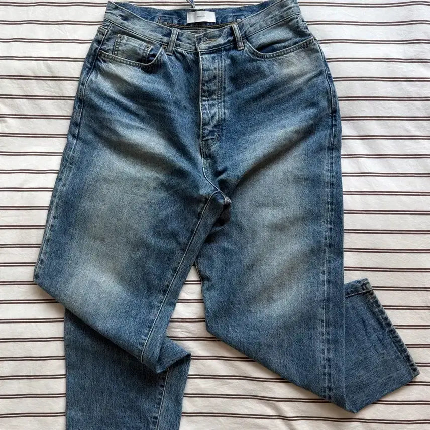 [BUNJANG] Our selves Wide Tapered Denim Pants Size 1 / [1]아워셀브스 와이드 테이퍼드 데님