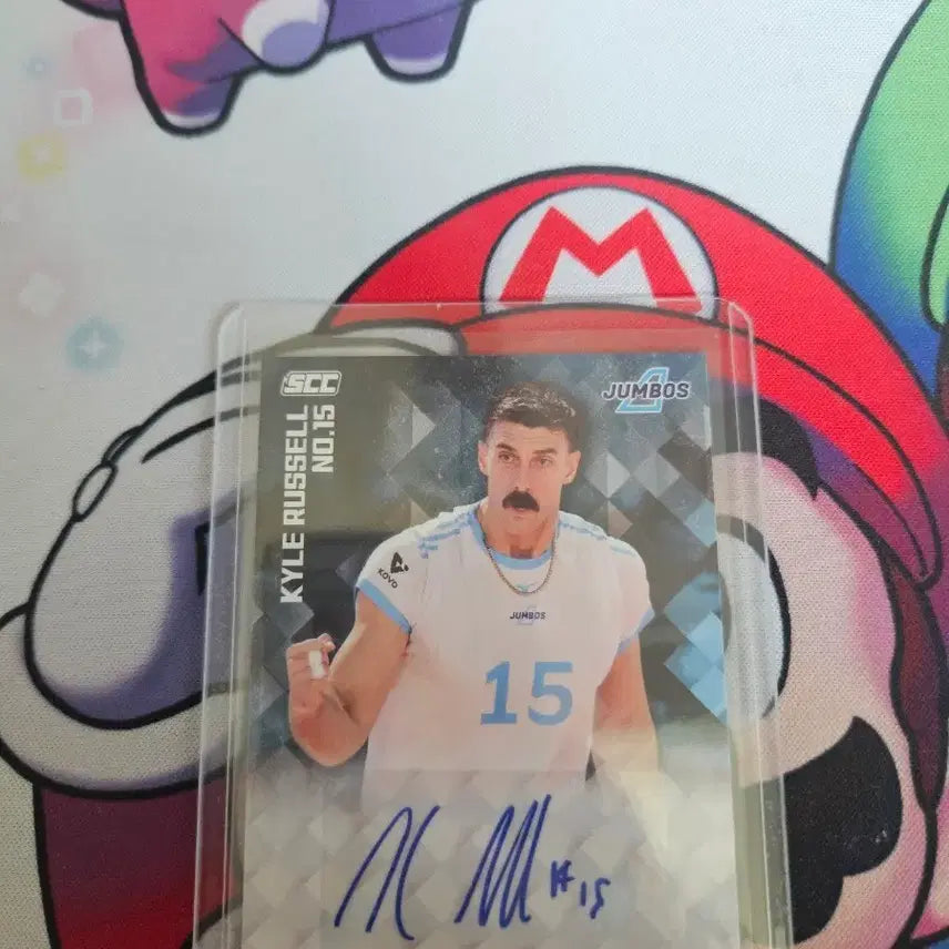 [BUNJANG] Kyle Russell Autographed KOVO Card / 카일 러셀 친필 사인 카드 KOVO