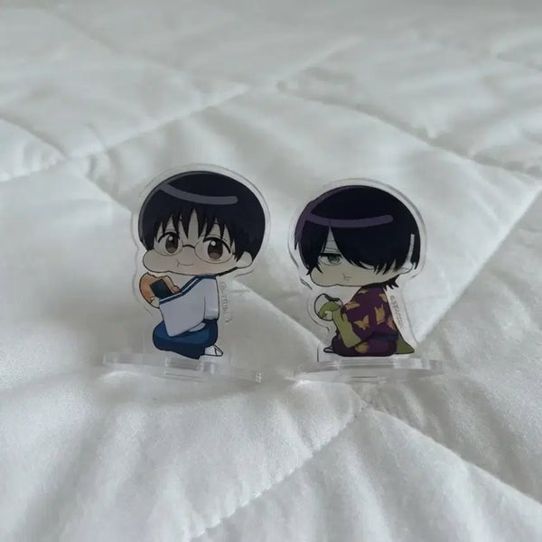 [BUNJANG] Gintama Kapuriko Acrylic Stands Shinpachi & Takasugi Shinsuke Bundle Set / 은혼 카푸릿코 아크릴 신파치, 타카스기신스케 일괄