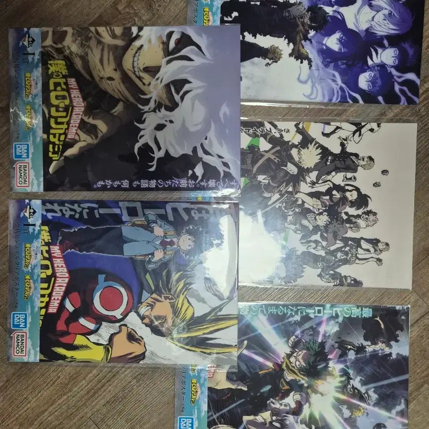 [BUNJANG] My Hero Academia Ichiban Kuji Prize I Poster Set (5 Types) / 나히아 이치방쿠지 i상 포스터 5종 일괄 팝니다 !