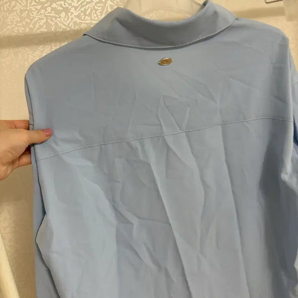 [BUNJANG] ROEM Sky Blue Shirt Blouse New / 로엠 하늘색 셔츠 블라우스 새제품