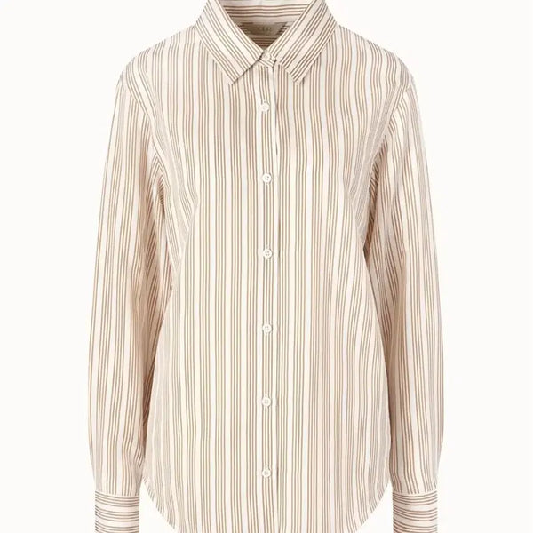 [BUNJANG] Orr Stripe Shirt Beige / (새상품) 오르 orr 스트라이프 셔츠