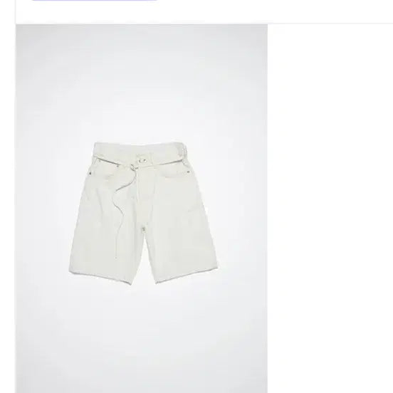 [BUNJANG] Acne Studios Loose Fit Denim Shorts Ecru Size 33 / 아크네스튜디오 루즈핏 데님 쇼츠 에크루 33사이즈