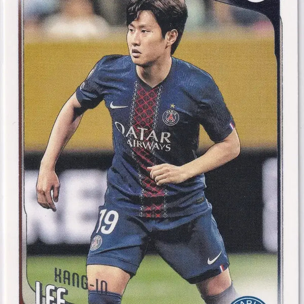[BUNJANG] Kang-In Lee Paris Saint-Germain 2025-26 Topps Base #185 Trading Card / 25-26 이강인 베이스 파리 탑스