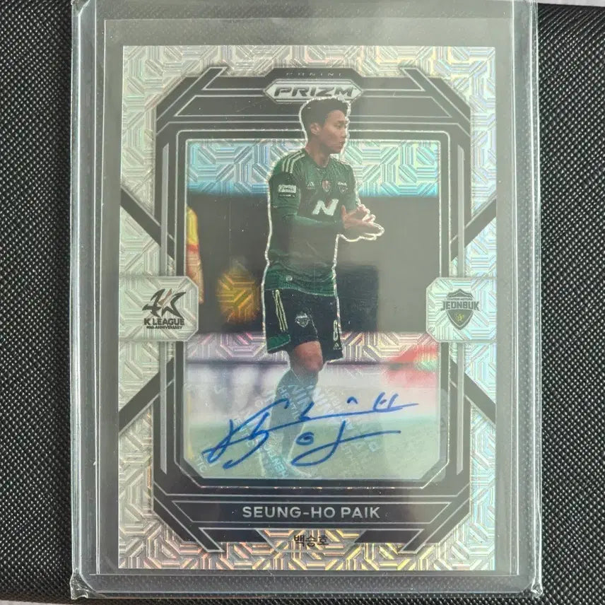 [BUNJANG] Panini Prism 2023 K-League 40th Anniversary Baek Seung-ho Autograph Card (Limited Edition 25) / 23 원년  파니니 프리즘 전북현대 백승호 25한정 모조오토