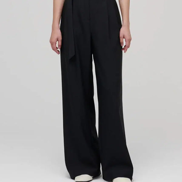 [BUNJANG] Musinsa Standard Women's Real Wide Belted Slacks / [무신사] 새상품 우먼즈 리얼 와이드 벨티드 슬랙스