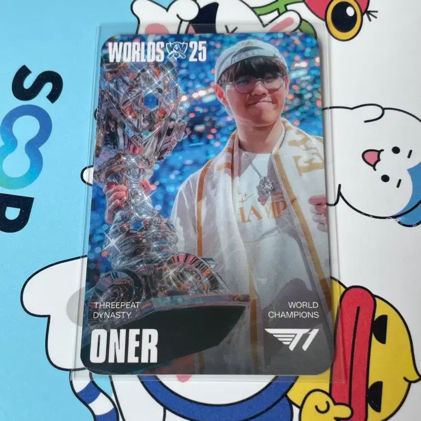 [BUNJANG] T1 Faker Worlds 2023 Autographed Photocard / MSI 월즈 우승 포토카드 - 오너