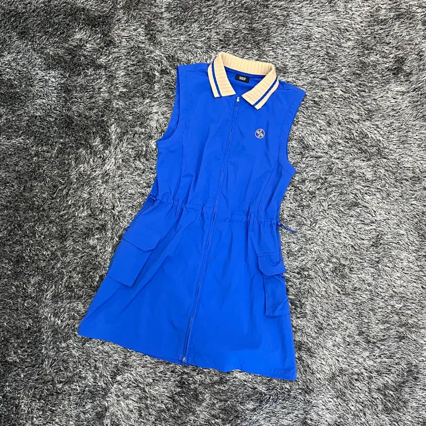 [BUNJANG] Xexymix Women's Sleeveless Zip-Up Golf Dress (S) / 젝시믹스 골프 여성 민소매 원피스 집업 (S)
