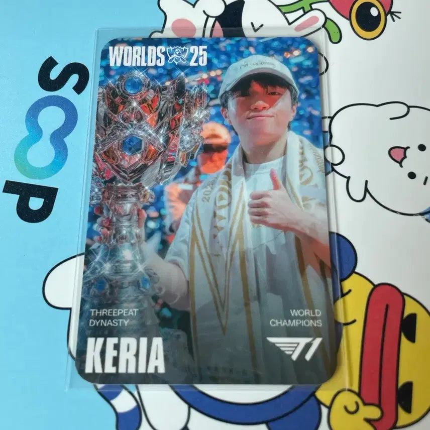 [BUNJANG] MSI Worlds Championship Keria Photocard / MSI 월즈 우승 포토카드 - 케리아
