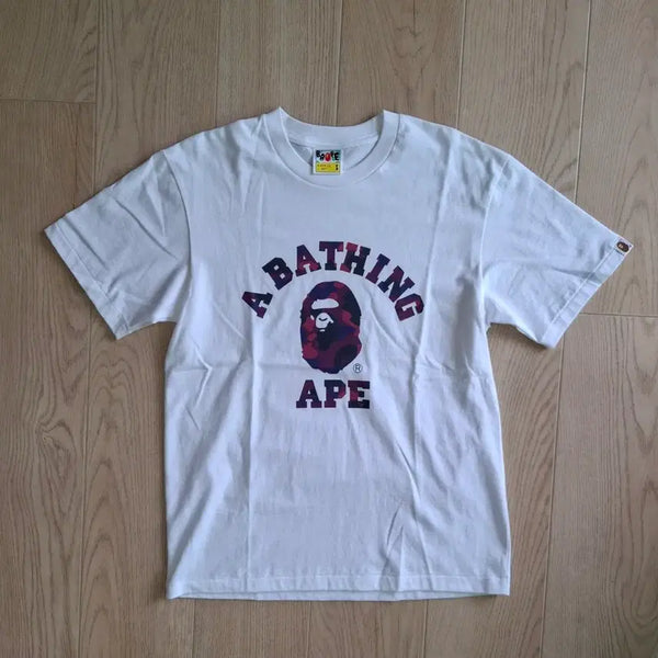 [BUNJANG] BAPE White Short Sleeve T-Shirt Size S (New) / 베이프 화이트 반팔티 S(새상품)