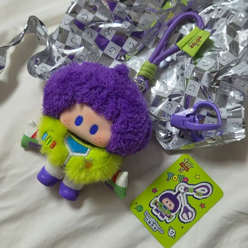 [BUNJANG] Miniso Toy Story 5 Buzz Lightyear Figure Keychain / 미니소 토이스토리 5 요요 버즈 인형 키링