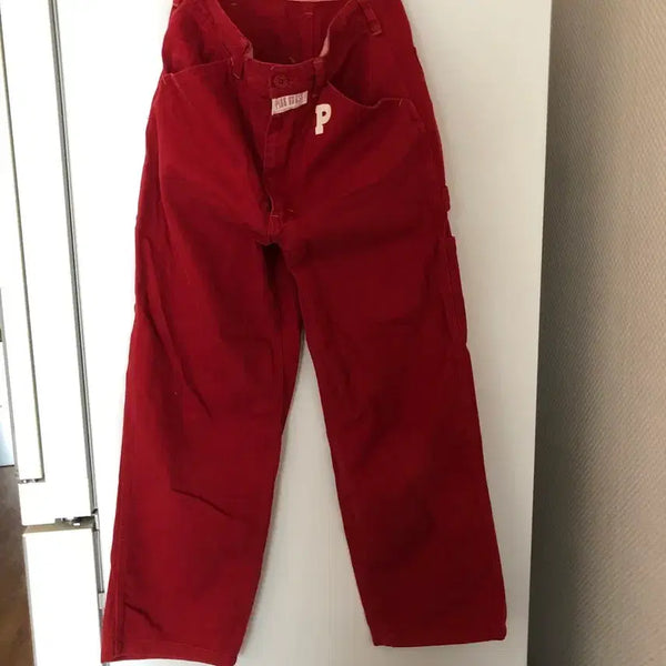 [BUNJANG] Pinkhouse Red Cotton Pants / 핑크하우스 팬츠