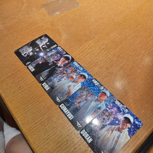 [BUNJANG] MSI T1 Photocard Set (5 Members, excluding Owner) / msi 포토카드 T1 5종 (오너선수 없음)