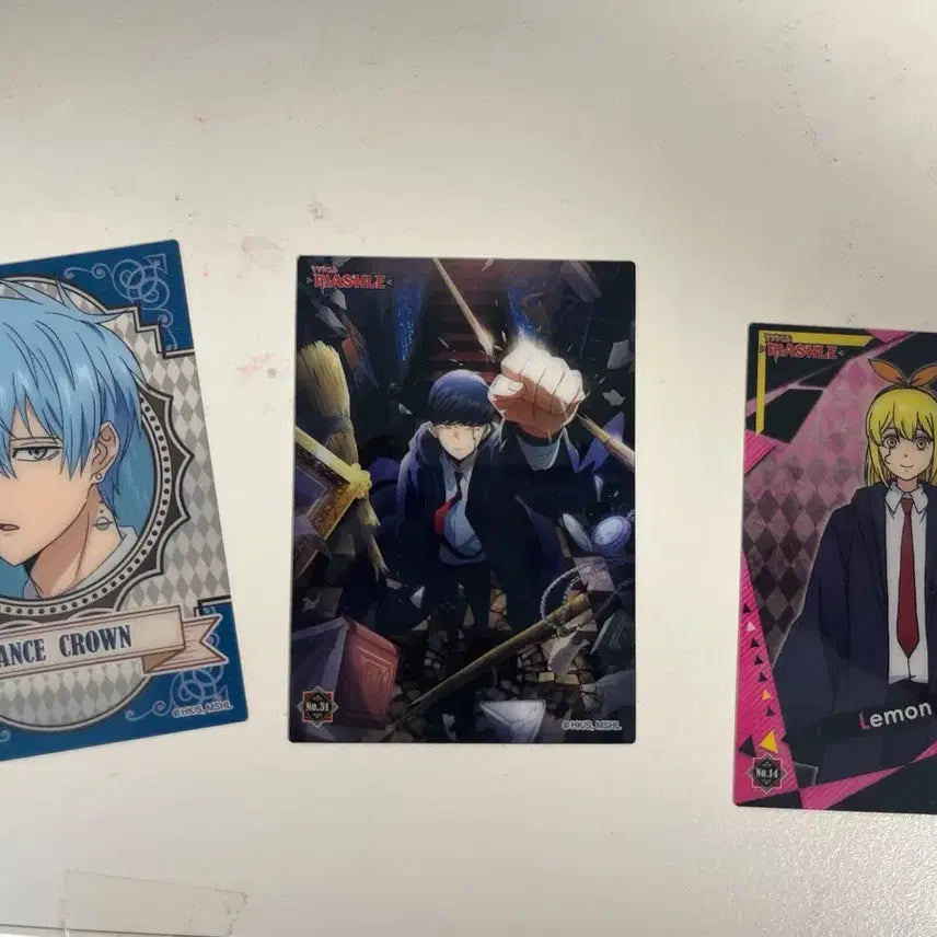 [BUNJANG] Mashle: Magic and Muscles Character Cards Goods Bundle Set / 일괄)) 마슐 캐릭터 카드 굿즈 3종