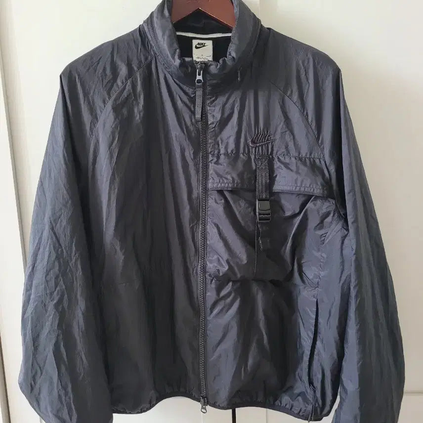 [BUNJANG] Nike NSW Tech Woven N24 Packable Jacket Black / [L] 나이키 NSW 테크 우븐 N24 패커블 자켓 블랙