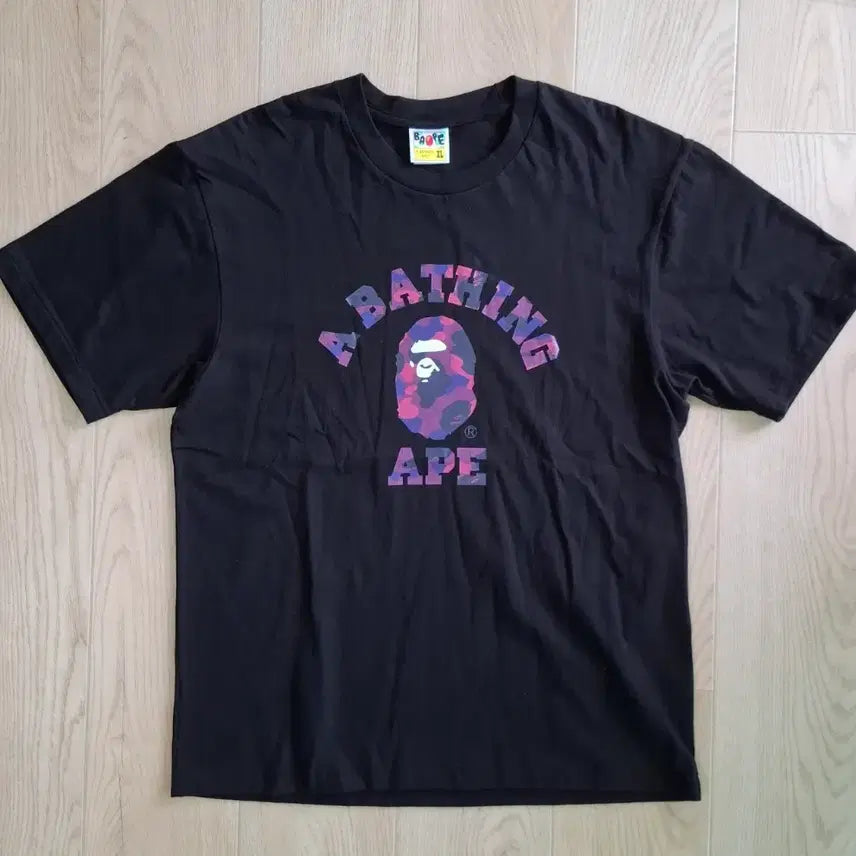 [BUNJANG] A Bathing Ape BAPE Short Sleeve T-Shirt Black XL / 베이프 반팔티 블랙 XL(새상품)
