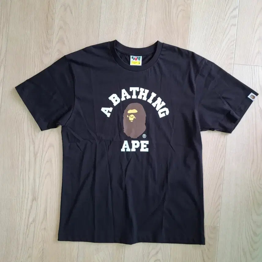 [BUNJANG] BAPE Short Sleeve T-Shirt Black L / 베이프 반팔 티셔츠 블랙 L(새상품)