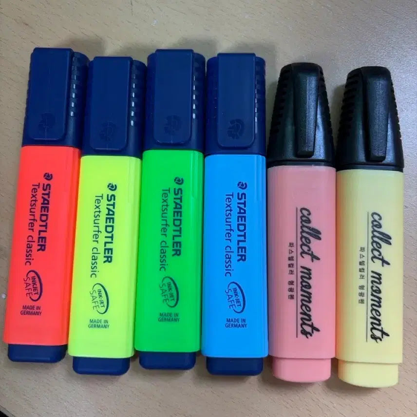 [BUNJANG] Staedtler Textsurfer Classic Highlighters Set / 스테들러 텍스트서퍼 클래식 형광펜 + 서비스