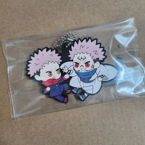 [BUNJANG] Jujutsu Kaisen Rubber Keychain - Itadori Yuji & Sukuna / 주술회전 러버 키링 이타도리 스쿠나 양도