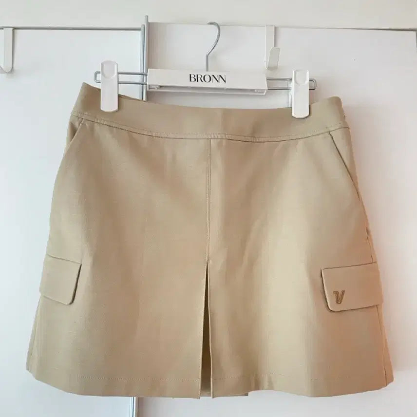 [BUNJANG] Volvik Women's Golf Skort Beige / (착장사진o) 볼빅 여성 골프 치마 반바지 67
