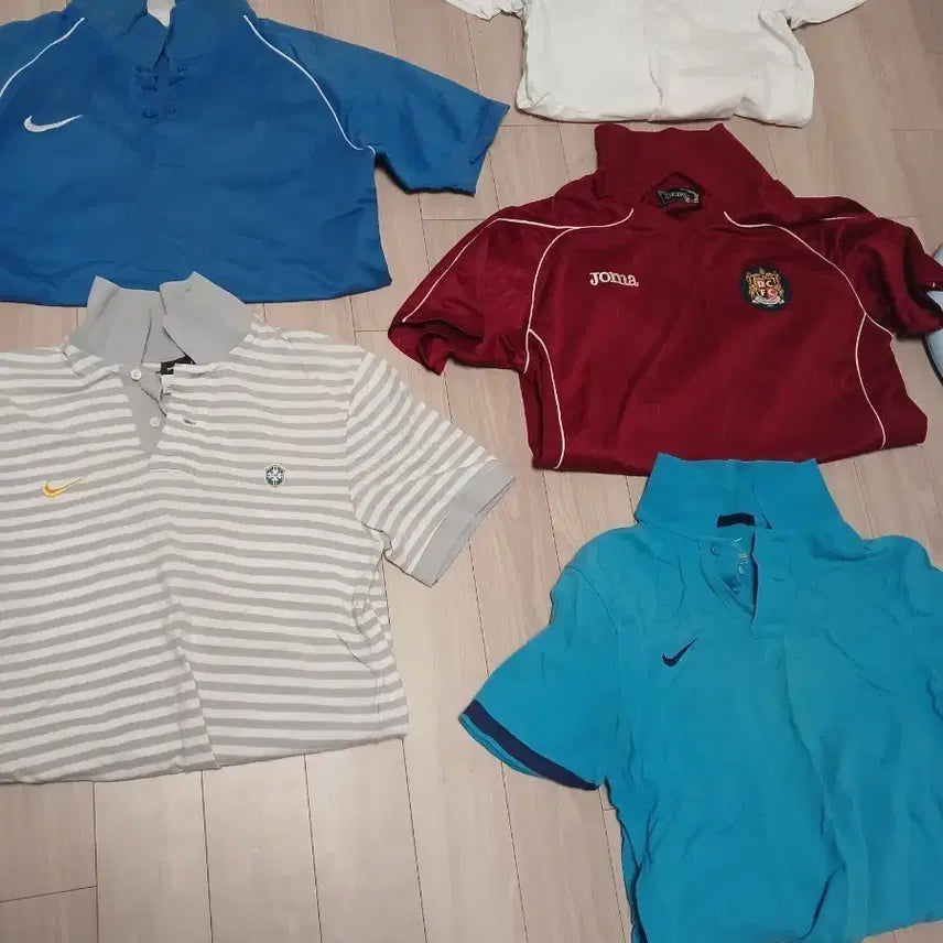 [BUNJANG] Nike, Puma, Joma, Brazil National Team Collar T-Shirts / 나이키/푸마/조마/브라질 대전시티즌 축구 국가대표팀 카라티