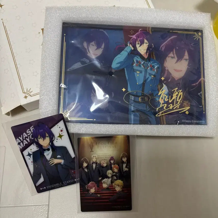 [BUNJANG] Ensemble Stars. Mayoi 6th Anniversary Chugai Kōgeki Acrylic Block & Wafer Card Set / 앙스타 앙상블스타즈 마요이 6주년 중스타 아크릴블럭 웨하스 카드 양도